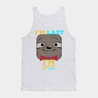 I'm a sloth Tank Top